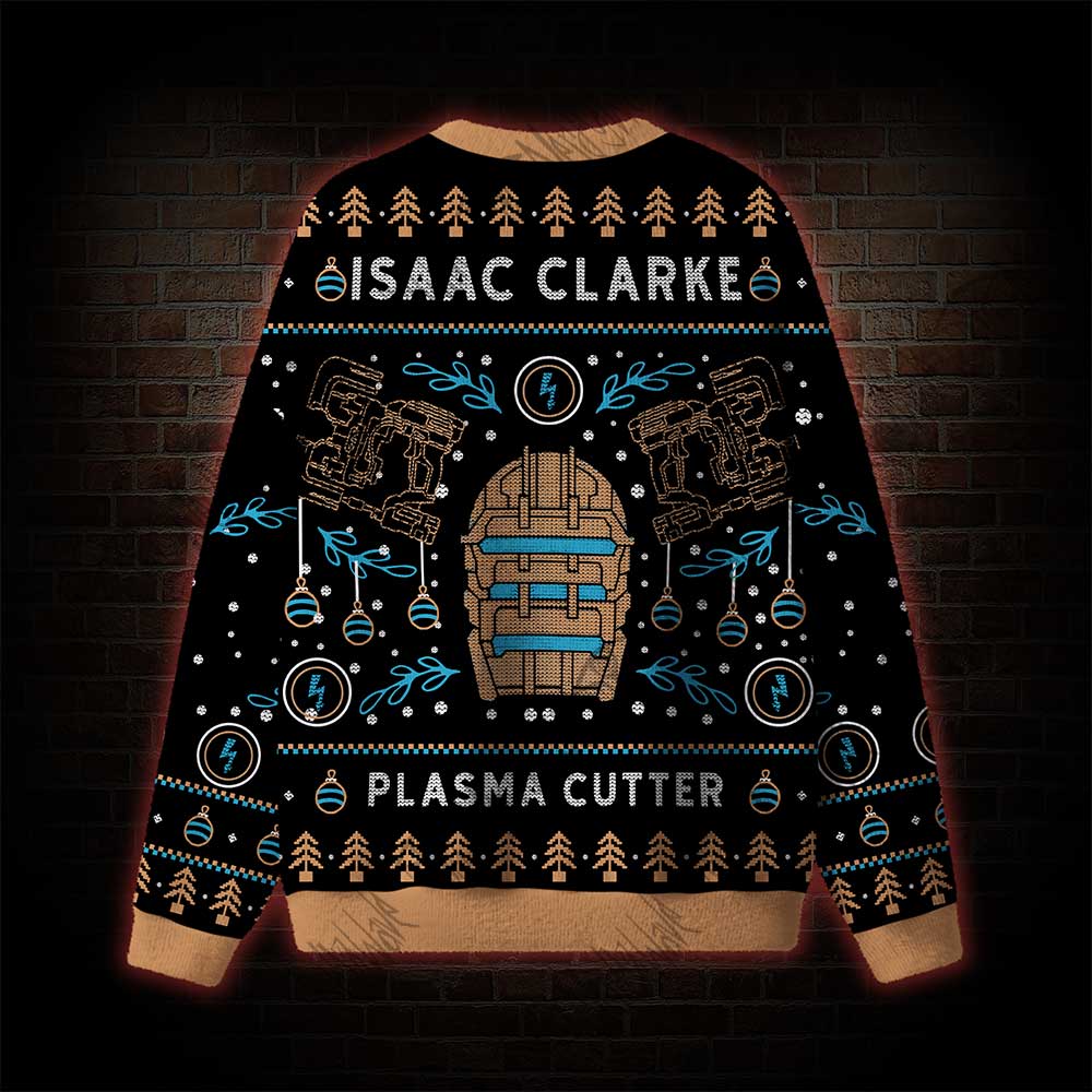 Isaac Clarke Plasma Cutter Ugly Sweatshirts