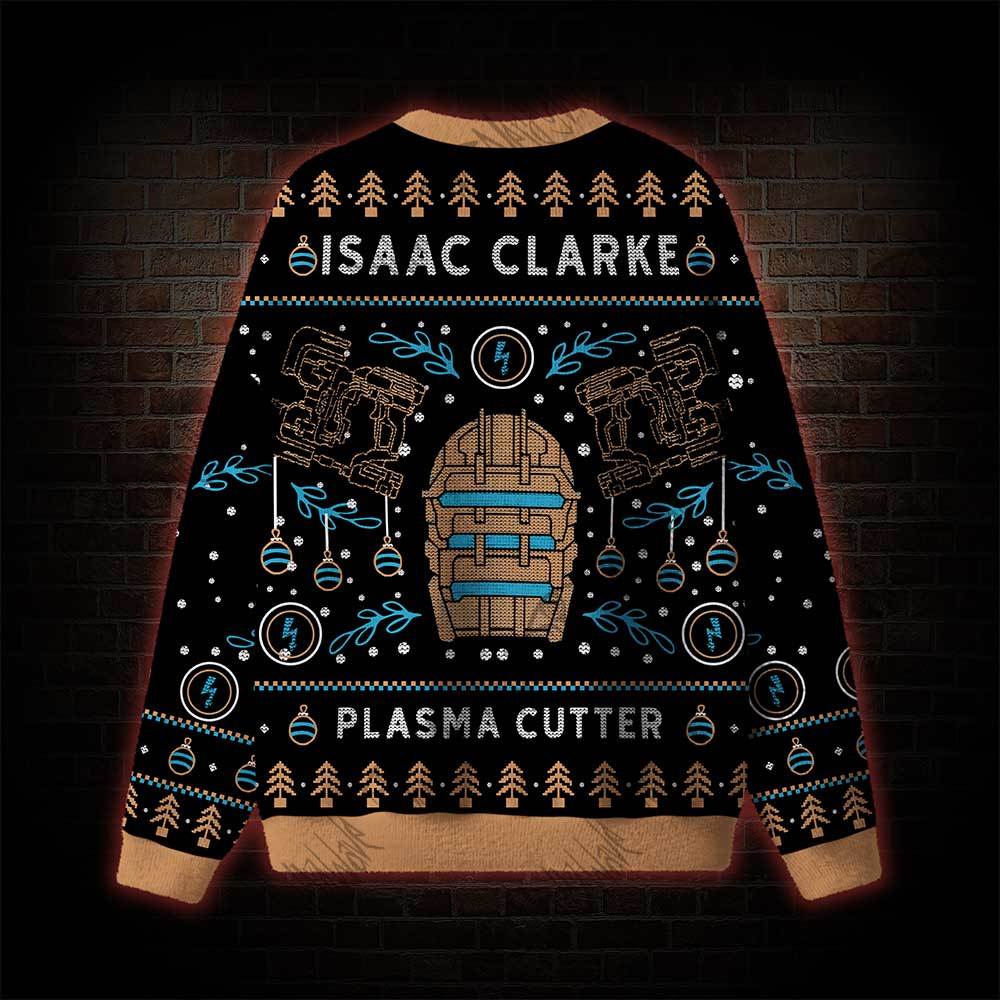Isaac Clarke Plasma Cutter Ugly Sweatshirts