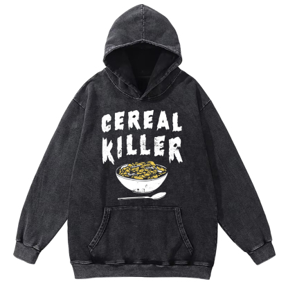 Cereal Killer Washed Hoodie