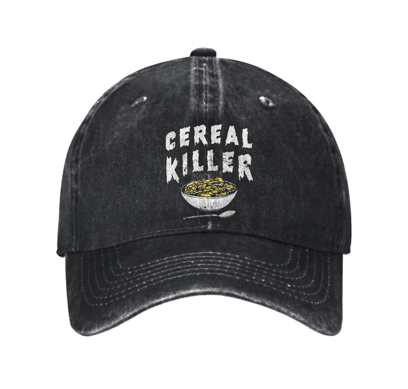 Cereal Killer Washed Vintage Baseball Cap