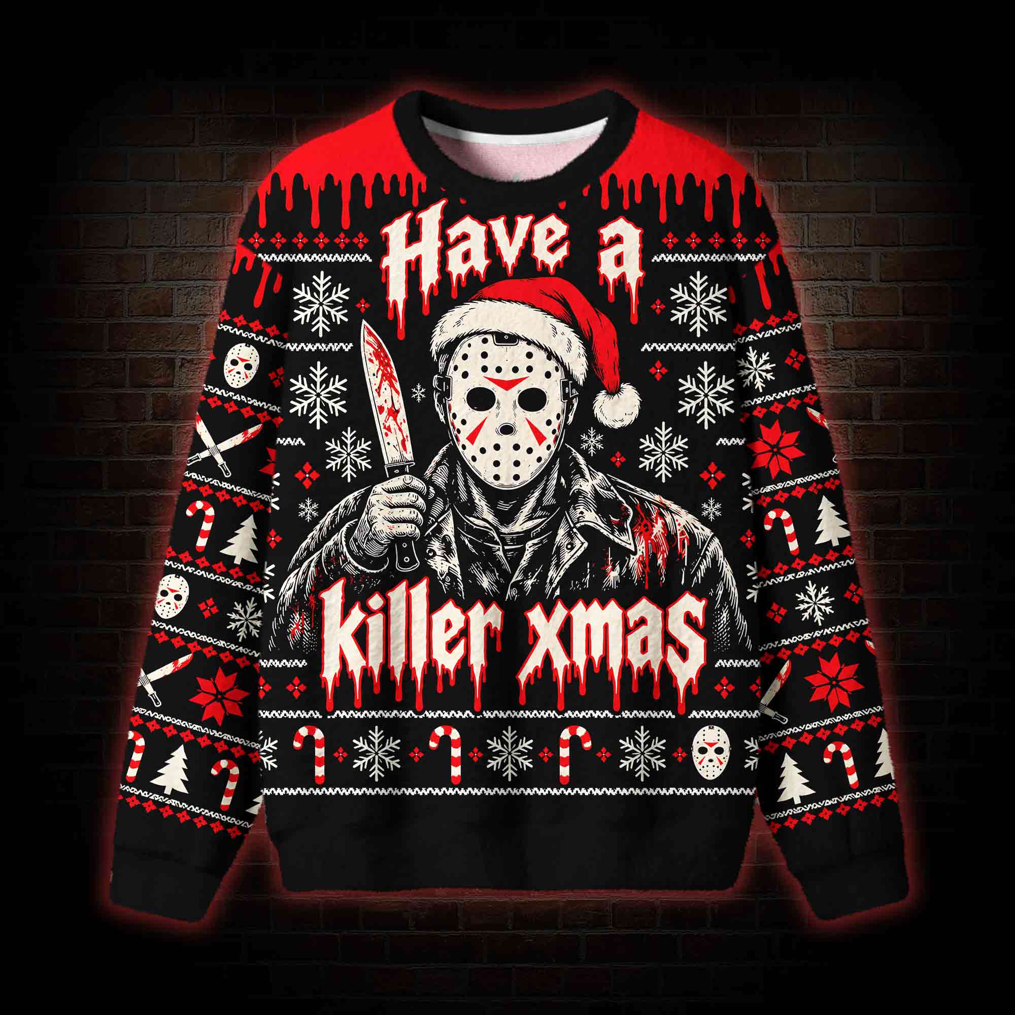 Killer Christmas Ugly Sweatshirts