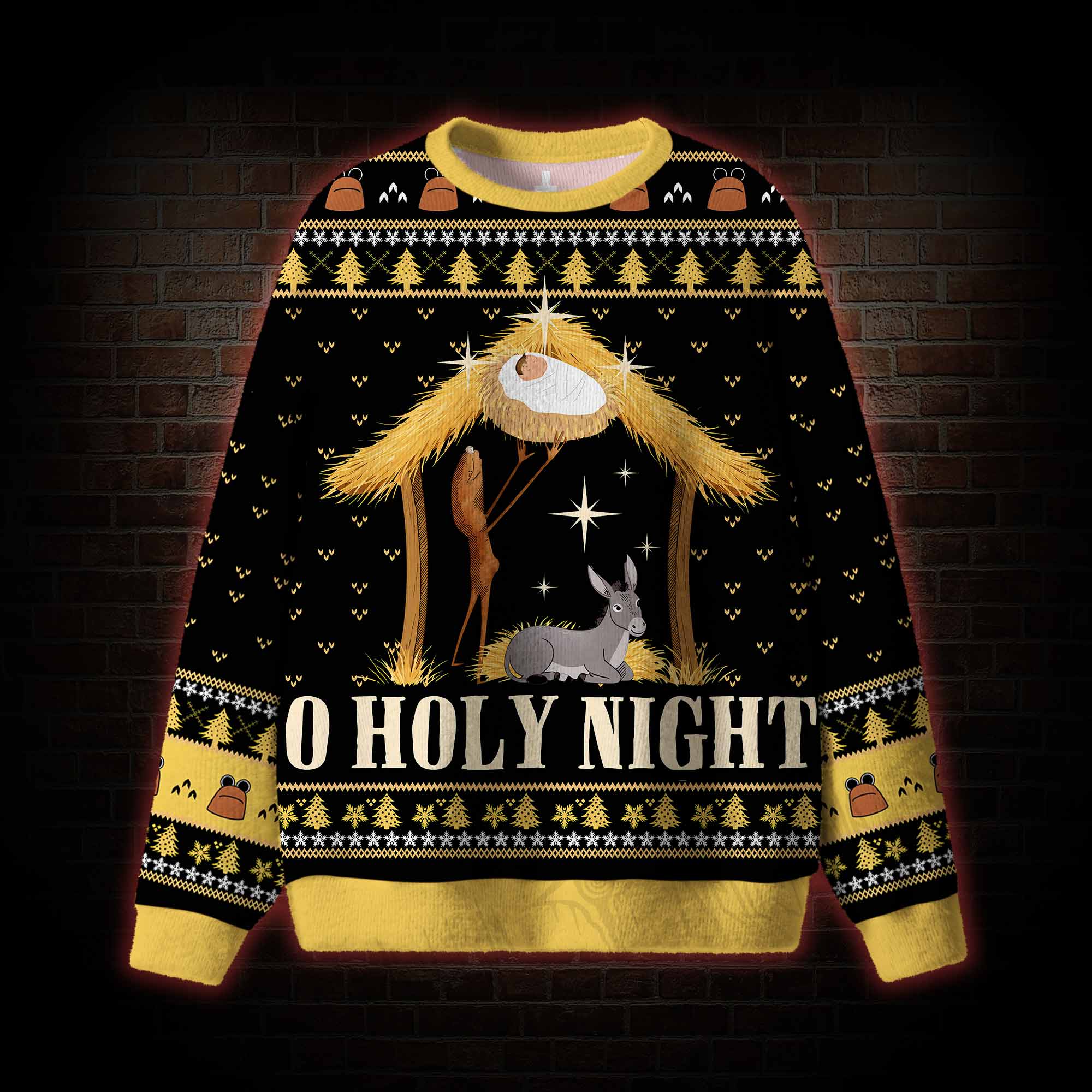 O Holy Night Ugly Sweatshirts