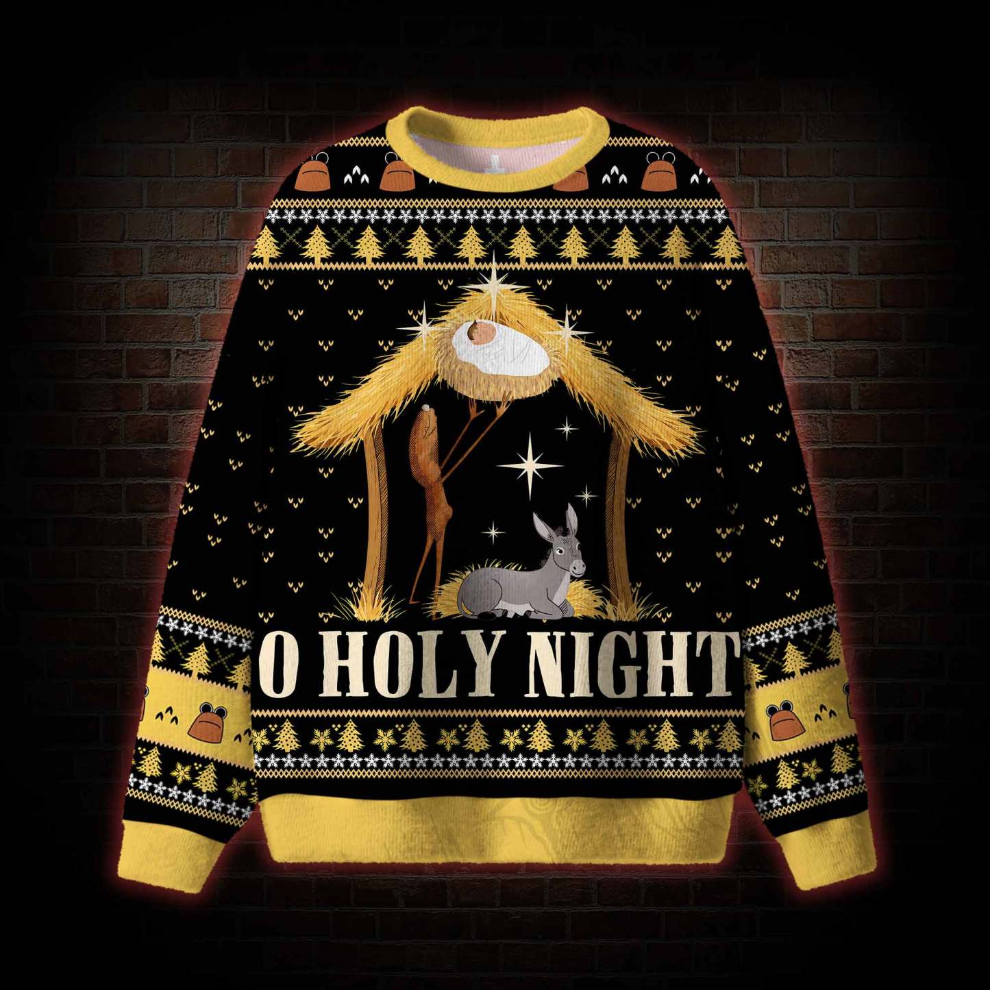 O Holy Night Ugly Sweatshirts