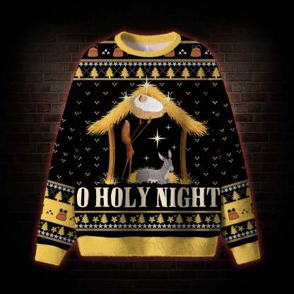 O Holy Night Ugly Sweatshirts