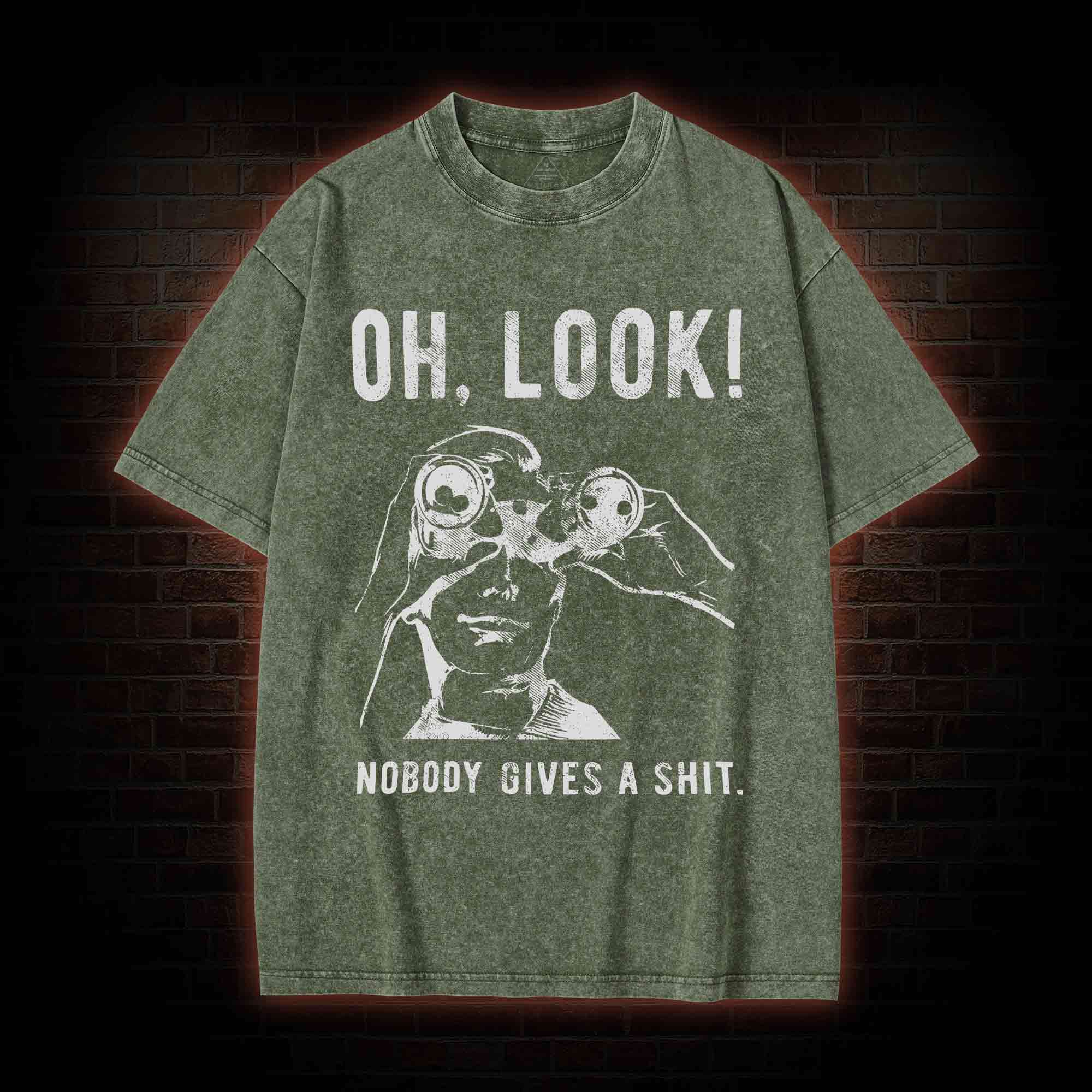 Nobody Gives A Shit Washed T-shirt