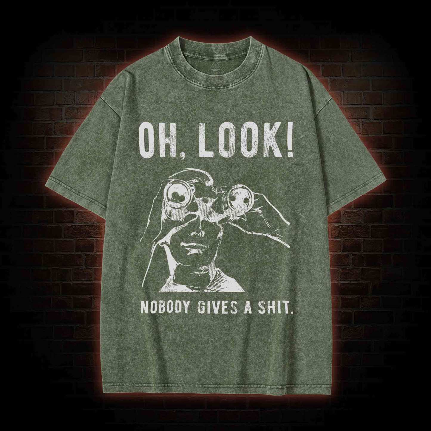 Nobody Gives A Shit Washed T-shirt