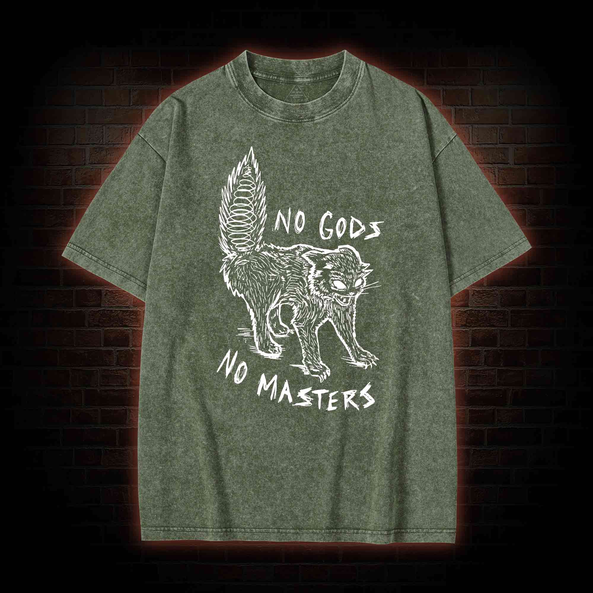No Gods No Masters Washed T-shirt