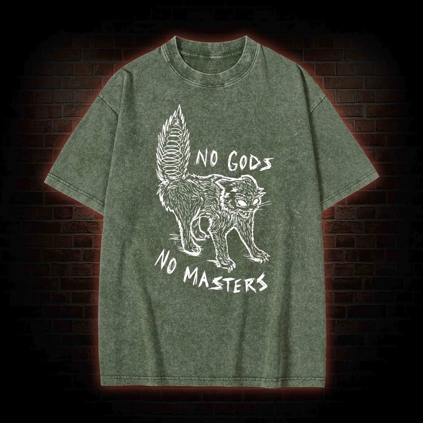 No Gods No Masters Washed T-shirt