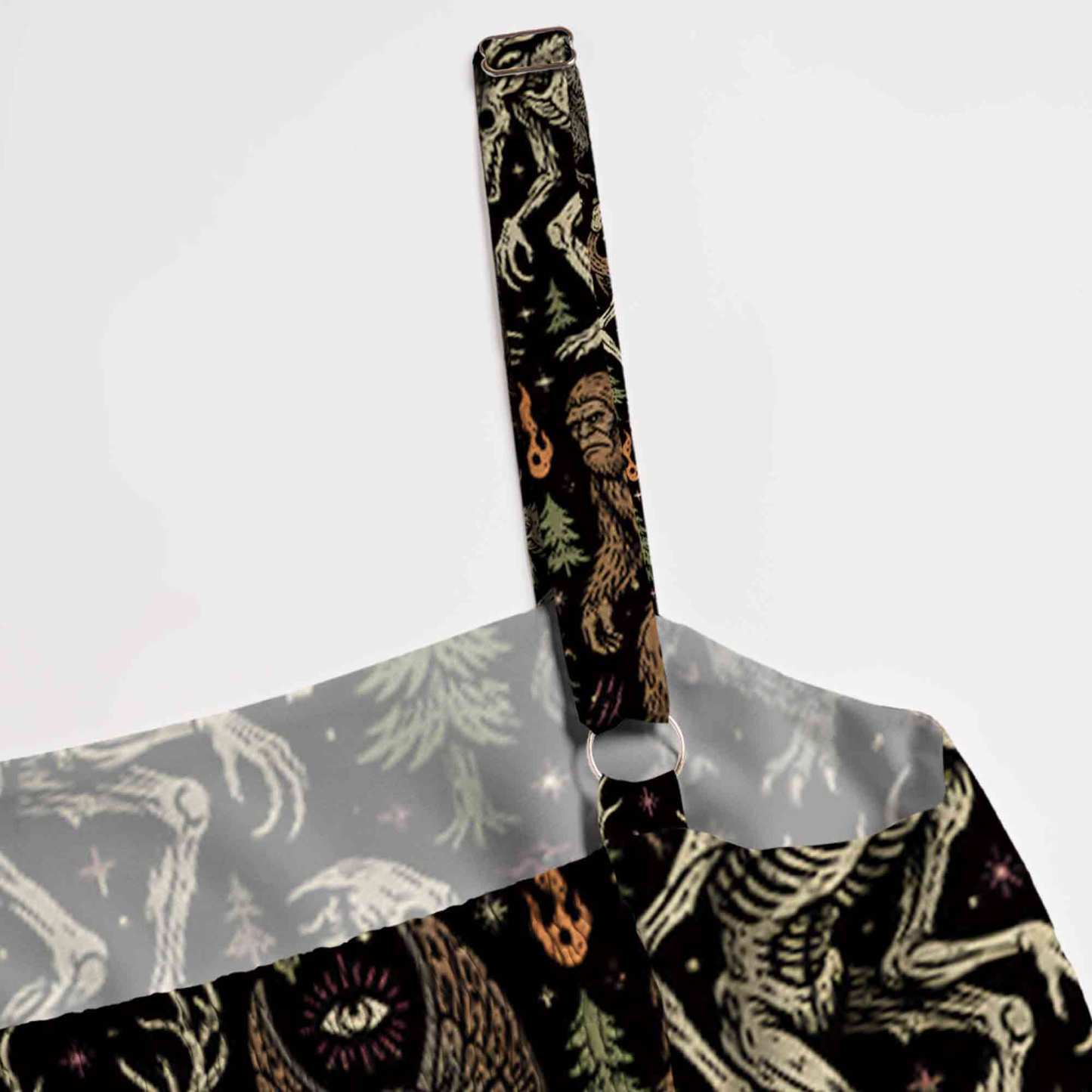 Midnight Cryptids Wide Straps Maxi Dress