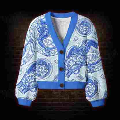 Porcelain Alien Women's Cardigan Sweater