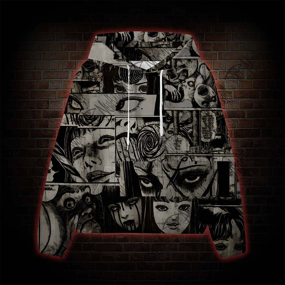 Eyes of Horrors All Over Print Scuba Hoodie