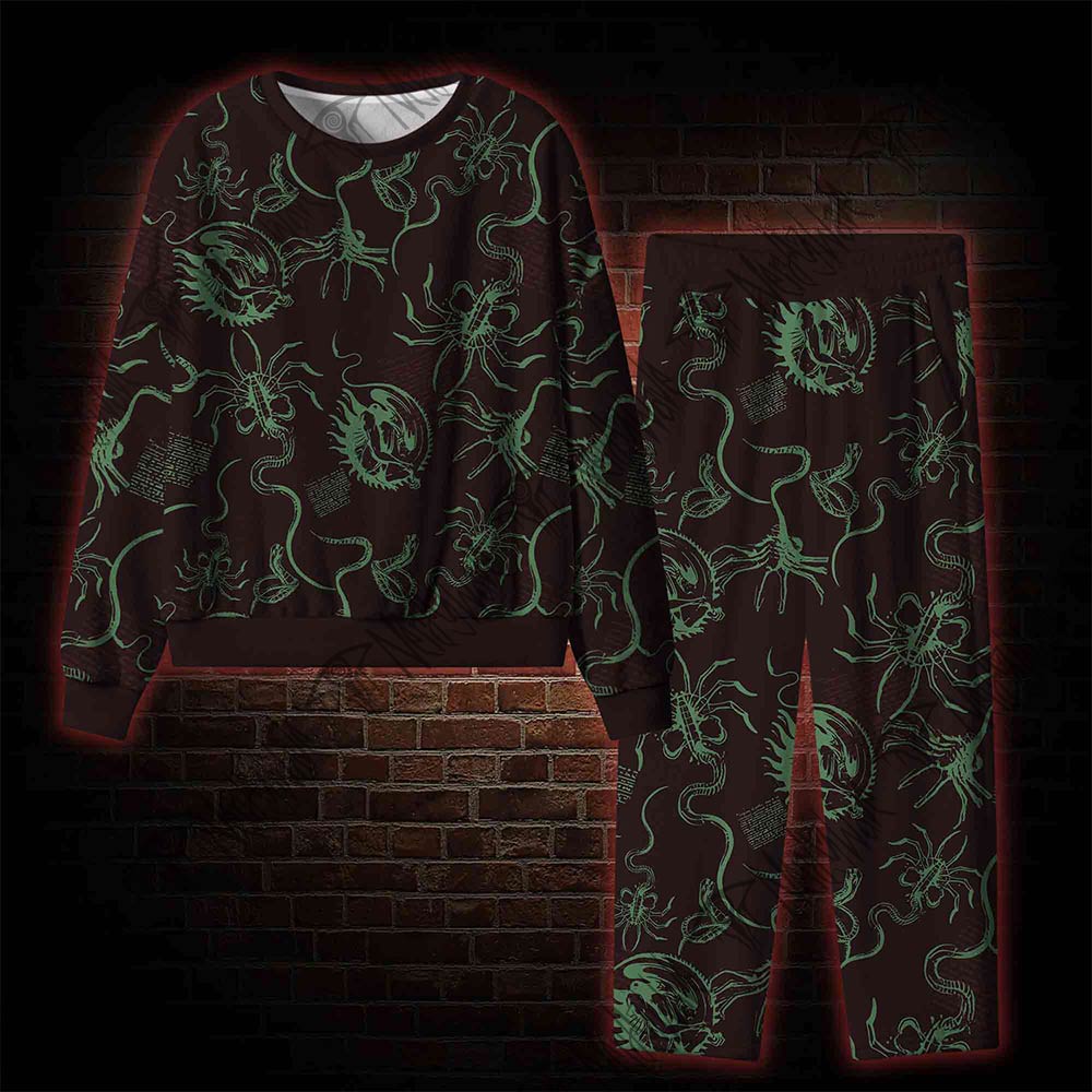 Alien Delivery Guy Cozy Pajama Sets