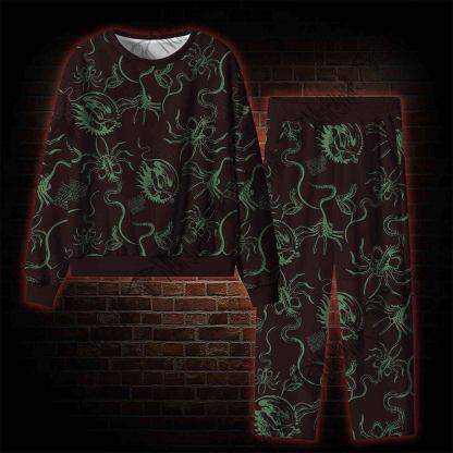 Alien Delivery Guy Cozy Pajama Sets