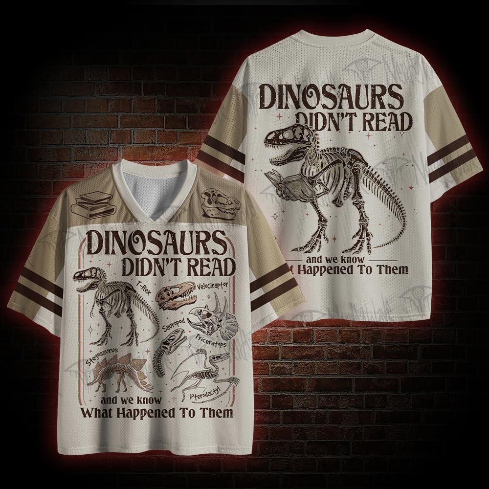 Dinosaurs Didn't Read Mesh Jersey