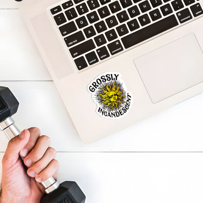 Grossly Incandescent Sticker