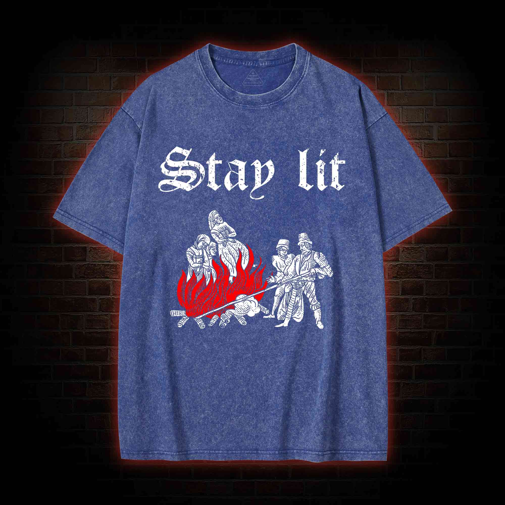 Stay Lit Washed T-shirt