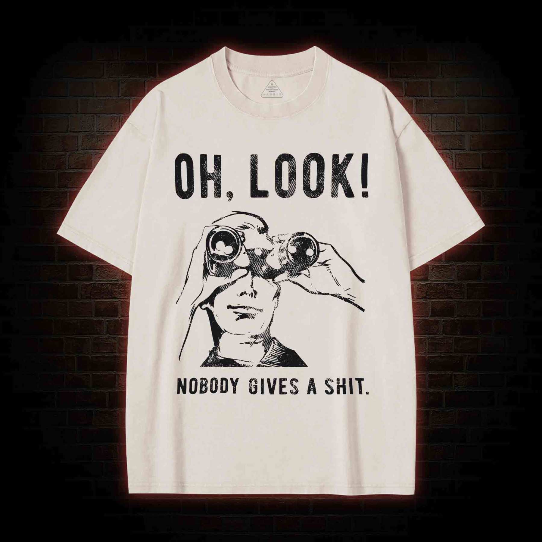 Nobody Gives A Shit Washed T-shirt