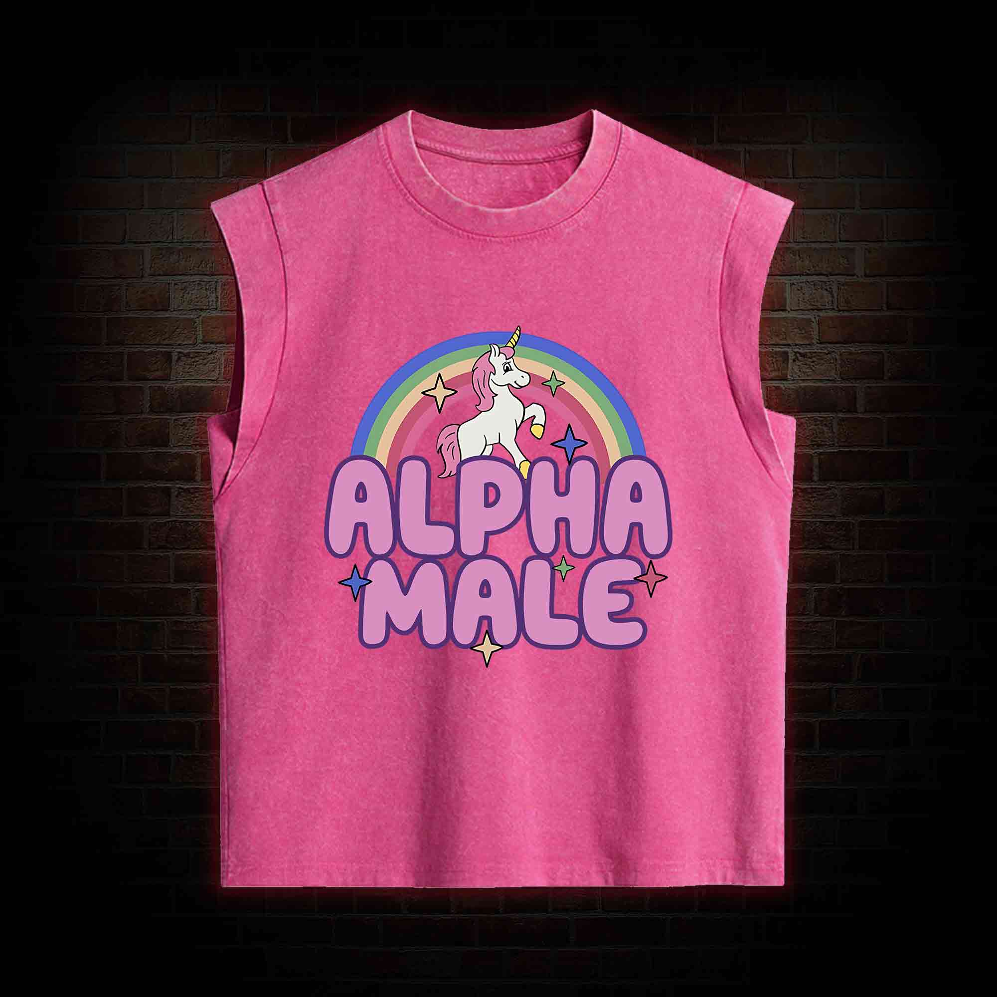 Alpha Male  Women's Washed Tank Top