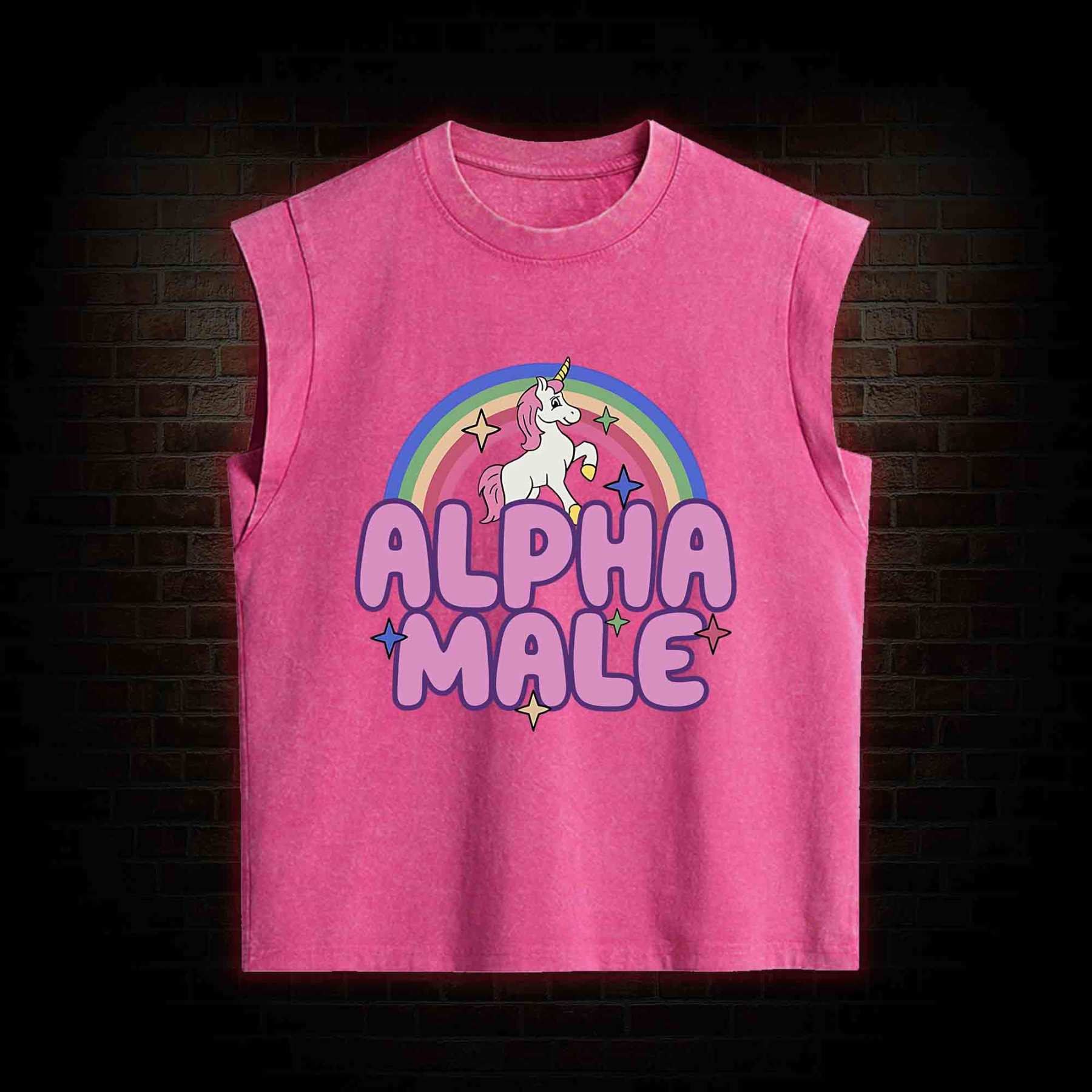 Alpha Male  Women's Washed Tank Top