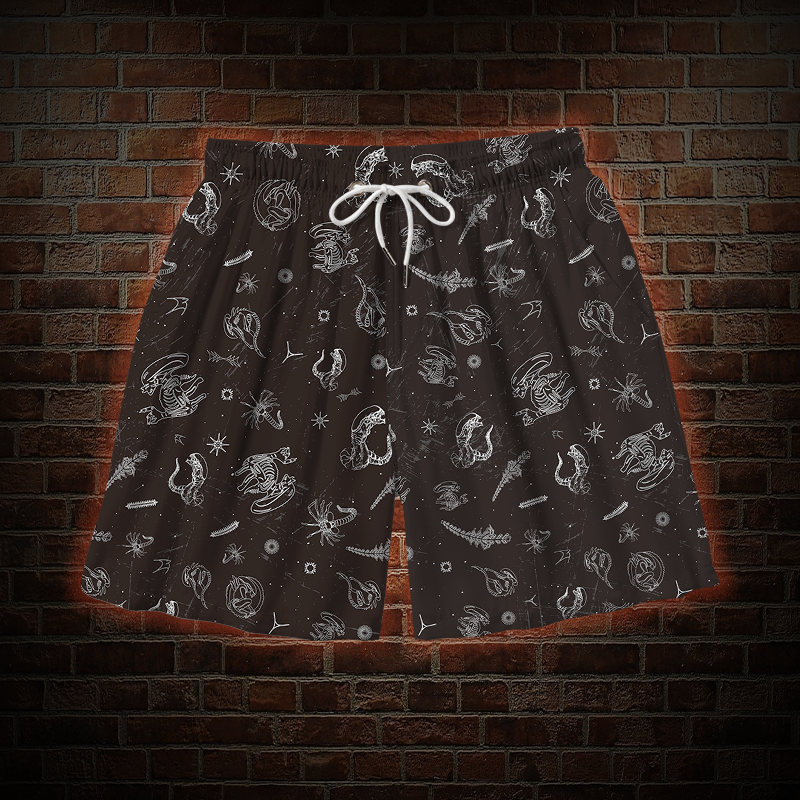 Aliens Mens Swim Trunks