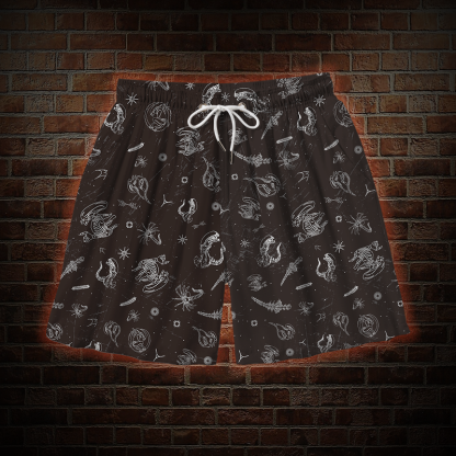 Aliens Mens Swim Trunks