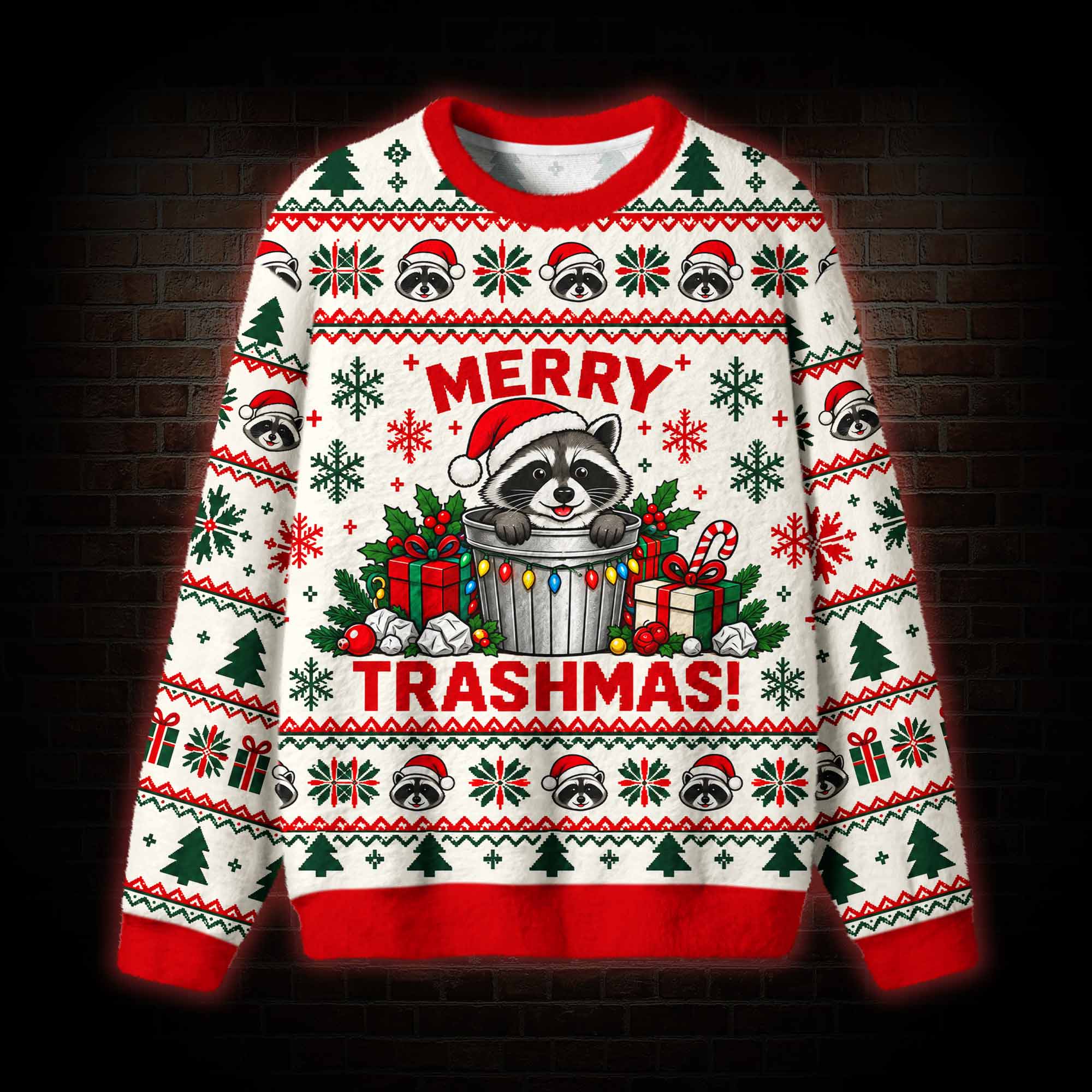 Merry Trashmas Ugly Sweatshirts