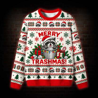 Merry Trashmas Ugly Sweatshirts