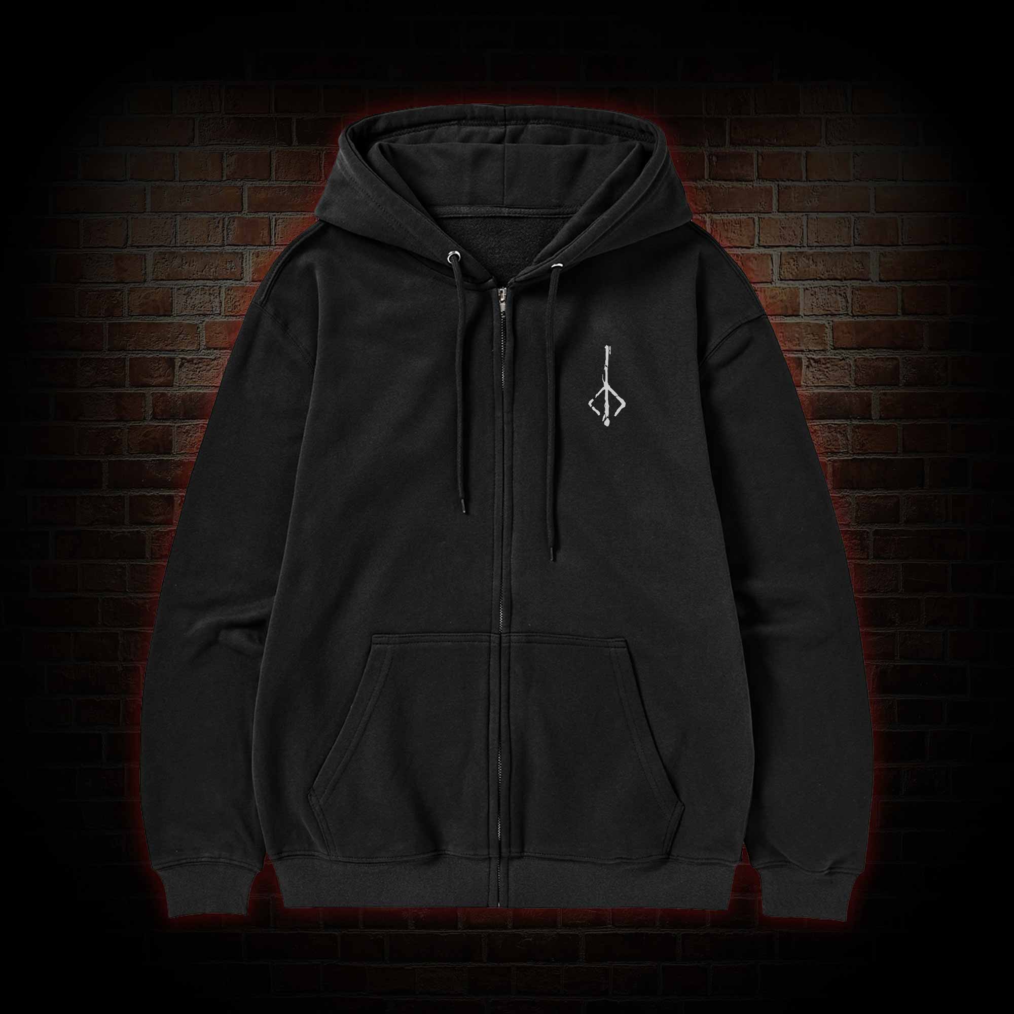 Hello Good Hunter Zipper Hoodie