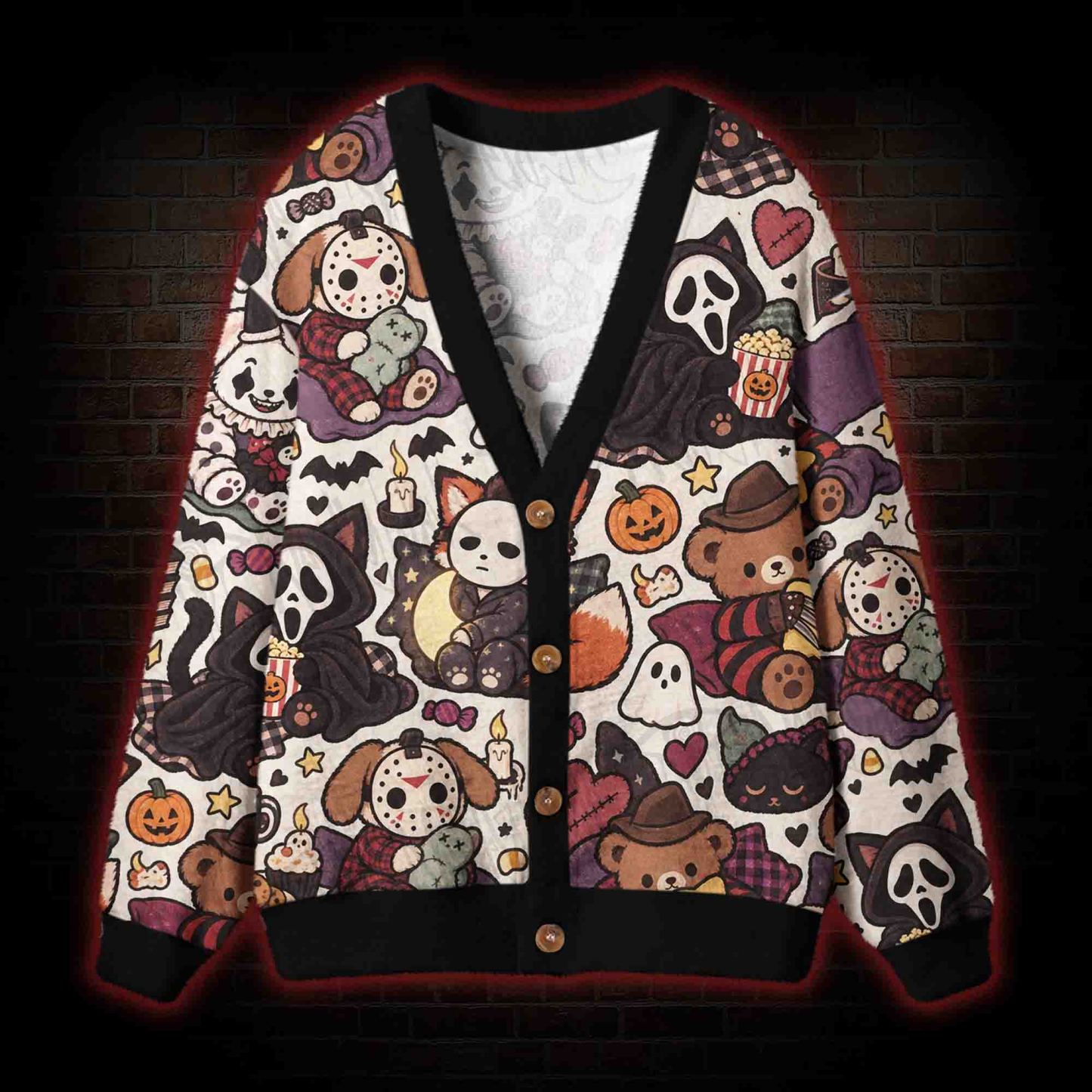 Kawaii Slasher Club Cardigan Sweater