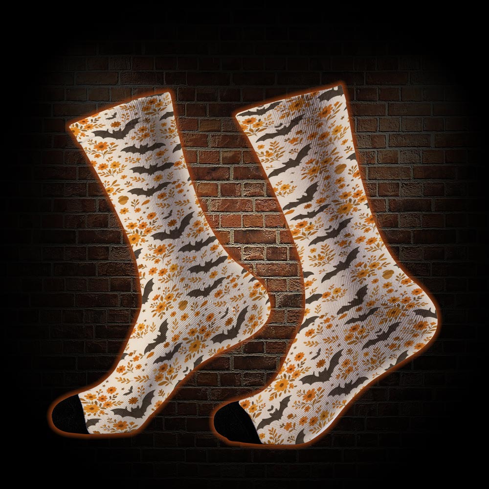 Batty Botanical Socks