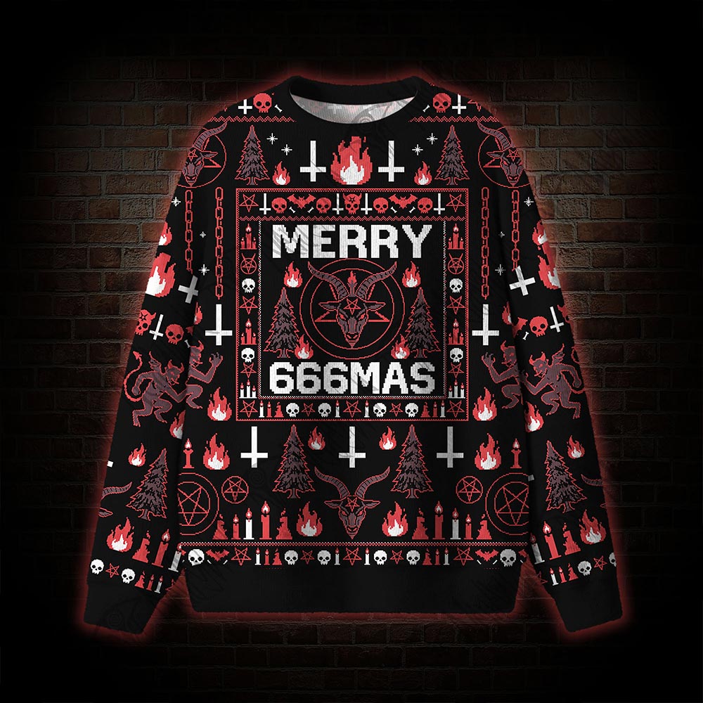 Infernal Christmas Ugly Sweatshirts