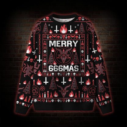 Infernal Christmas Ugly Sweatshirts