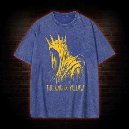 The King in Yellow Washed T-shirt