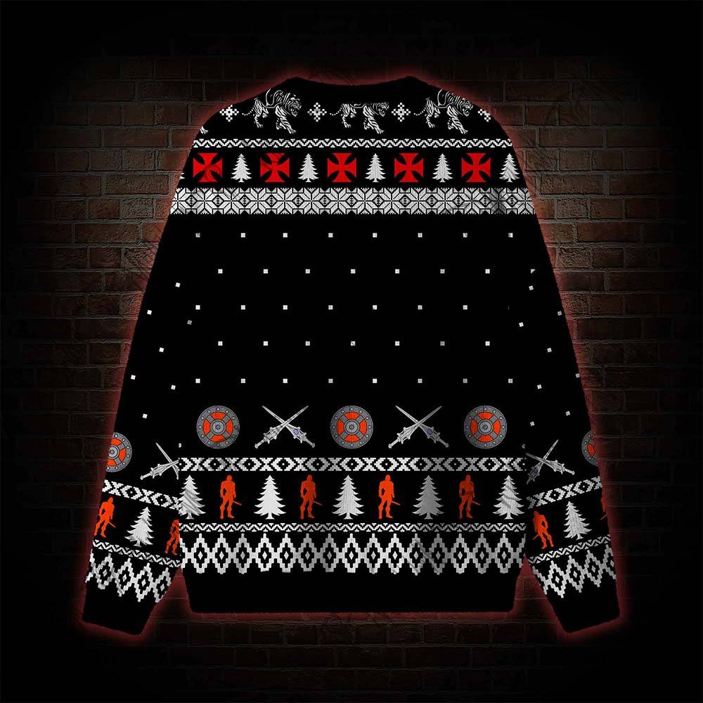 Ho-Man Santa Claus Ugly Sweatshirts