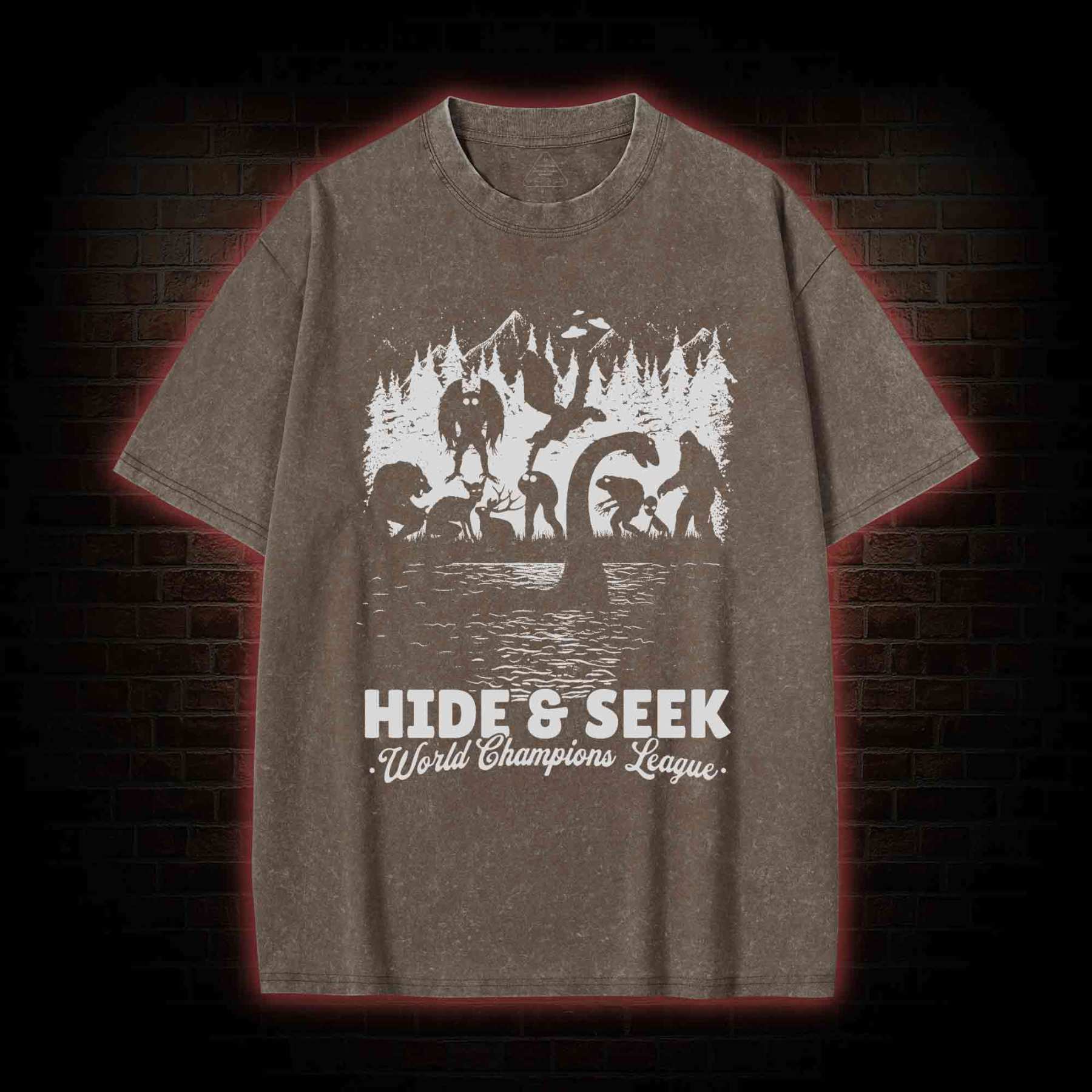  Hide & Seek World Champion League Washed T-shirt