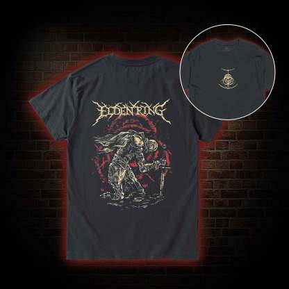 Golden Order Back Back Print T-Shirt