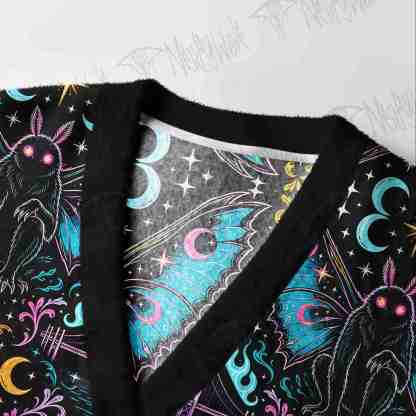 Neon Moth Signal Cardigan Sweater
