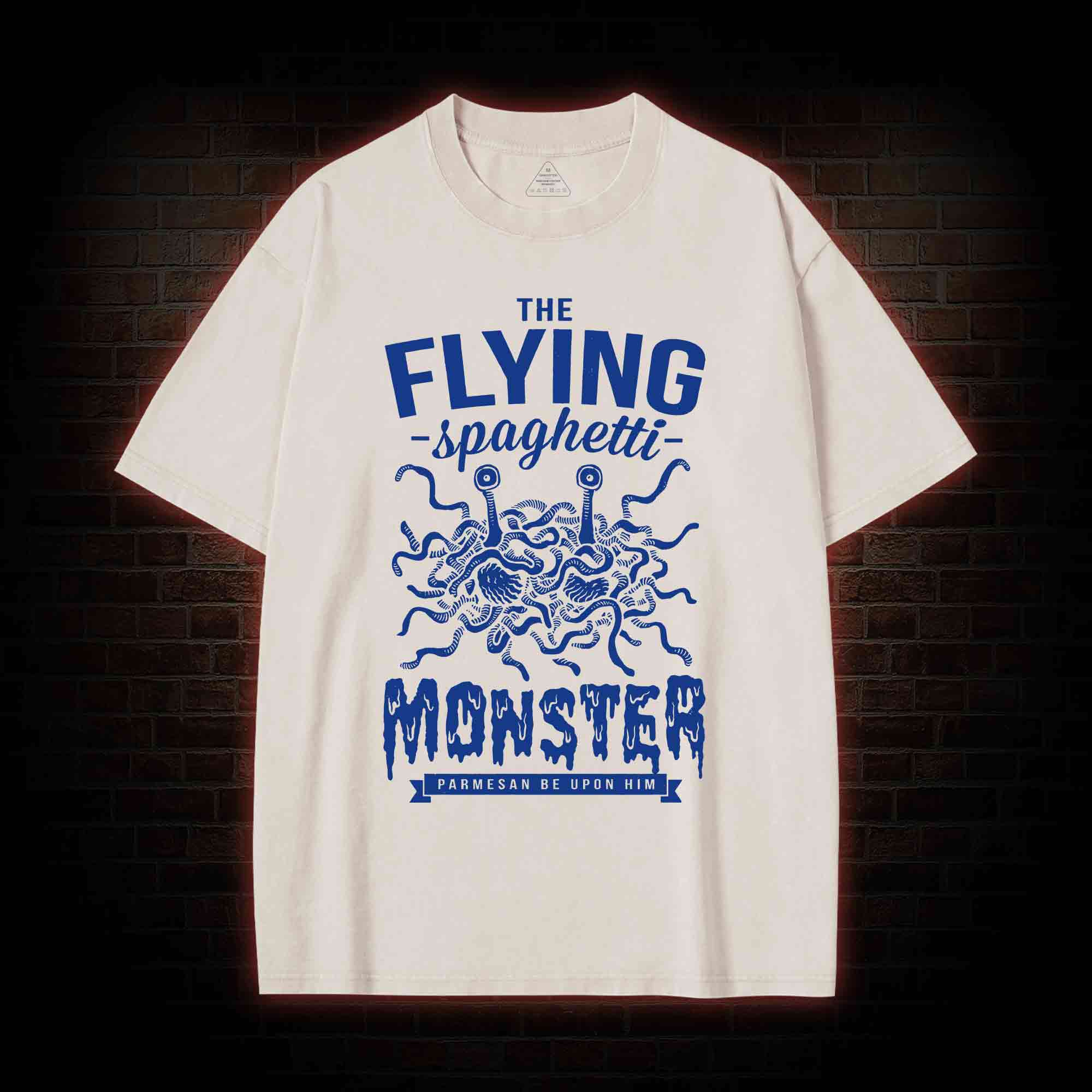 Spaghetti Monster Washed T-shirt