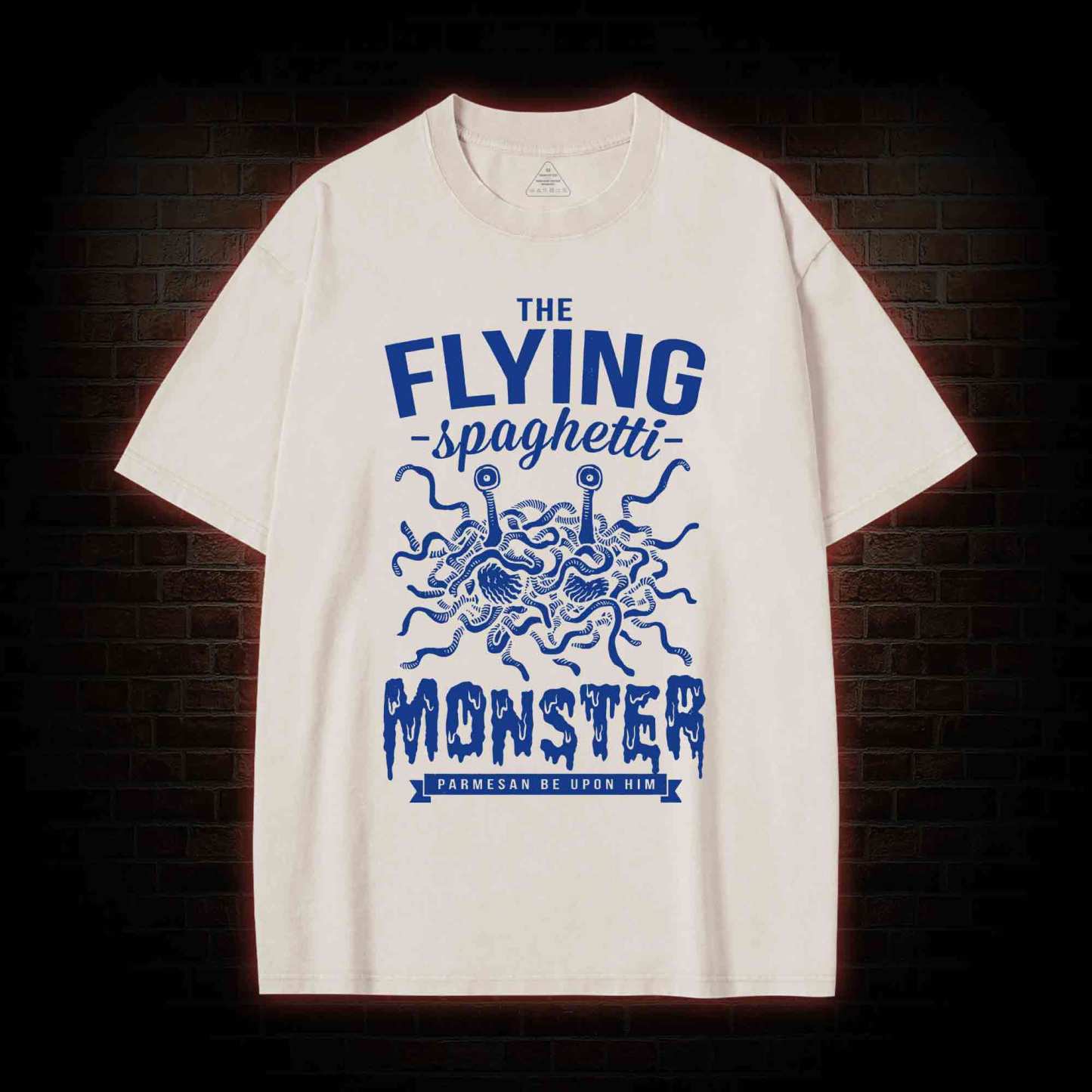Spaghetti Monster Washed T-shirt