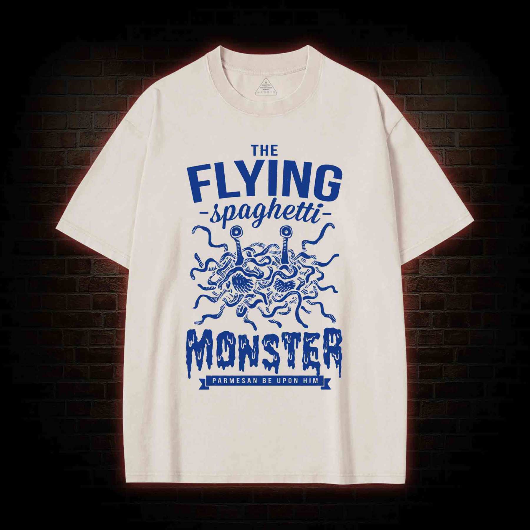 Spaghetti Monster Washed T-shirt