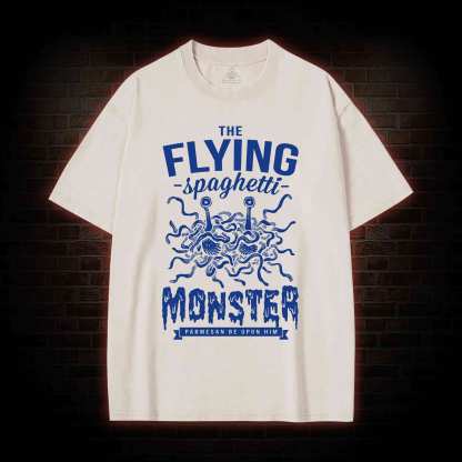 Spaghetti Monster Washed T-shirt