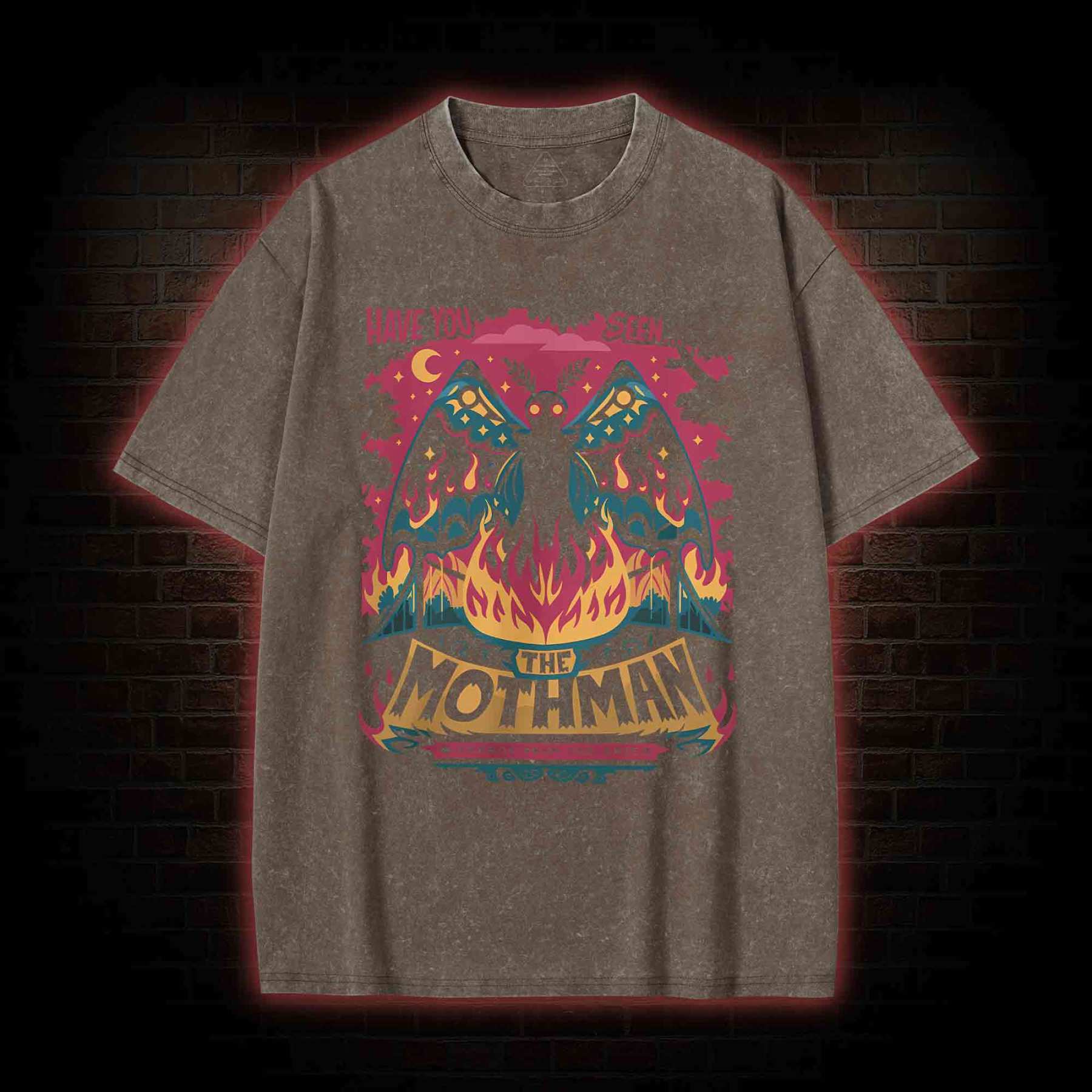 Have You Seen The Mothman Washed T-shirt
