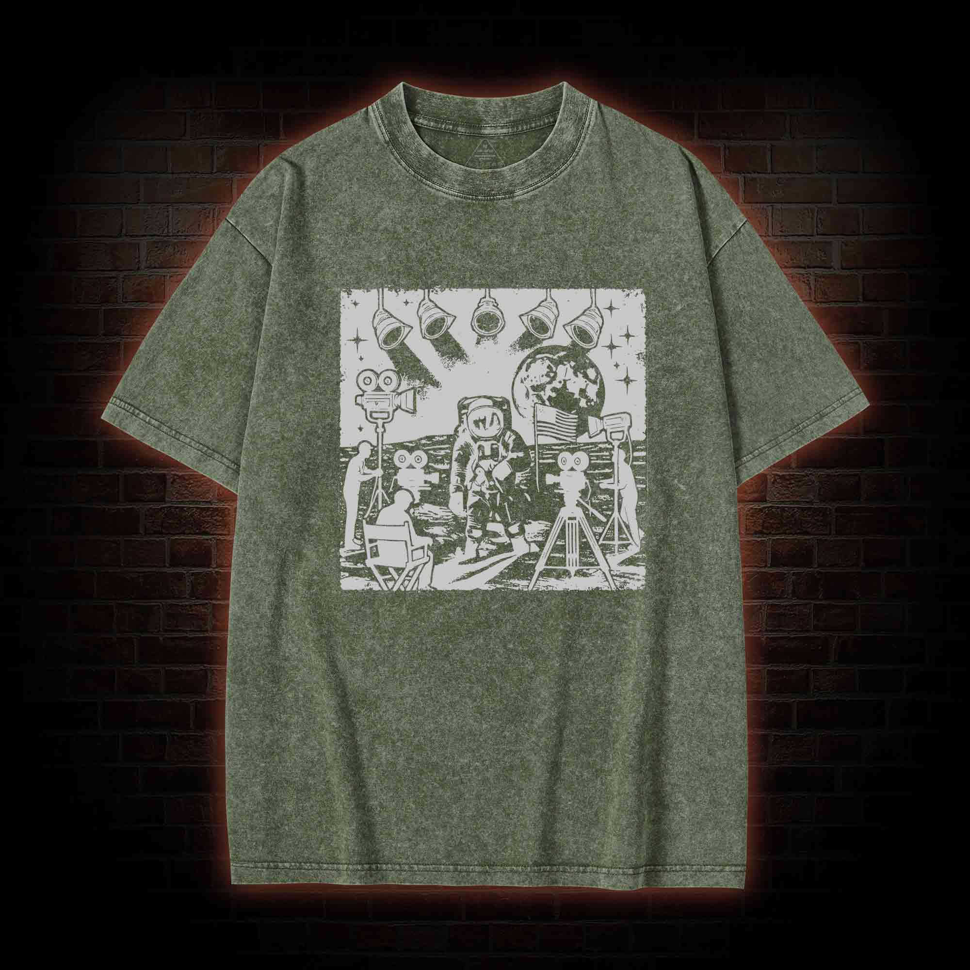 Moon Landing Washed T-shirt