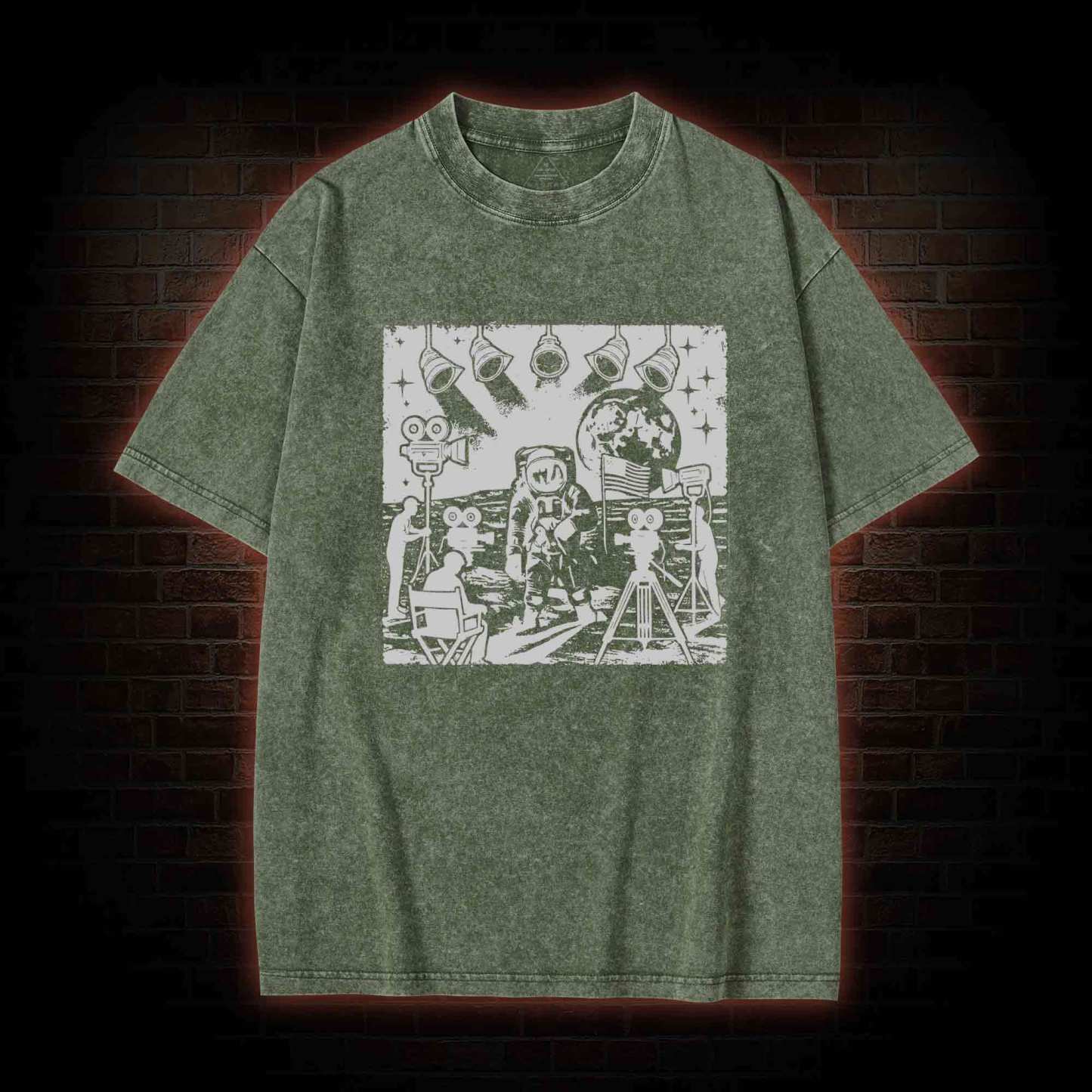 Moon Landing Washed T-shirt