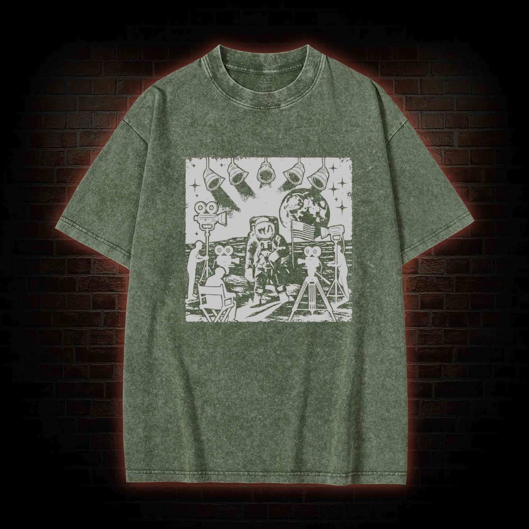 Moon Landing Washed T-shirt