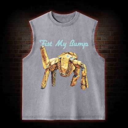 Fist My Bump Washed Tank Top