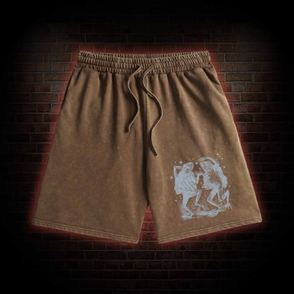 Dancing Frogs Washed Shorts