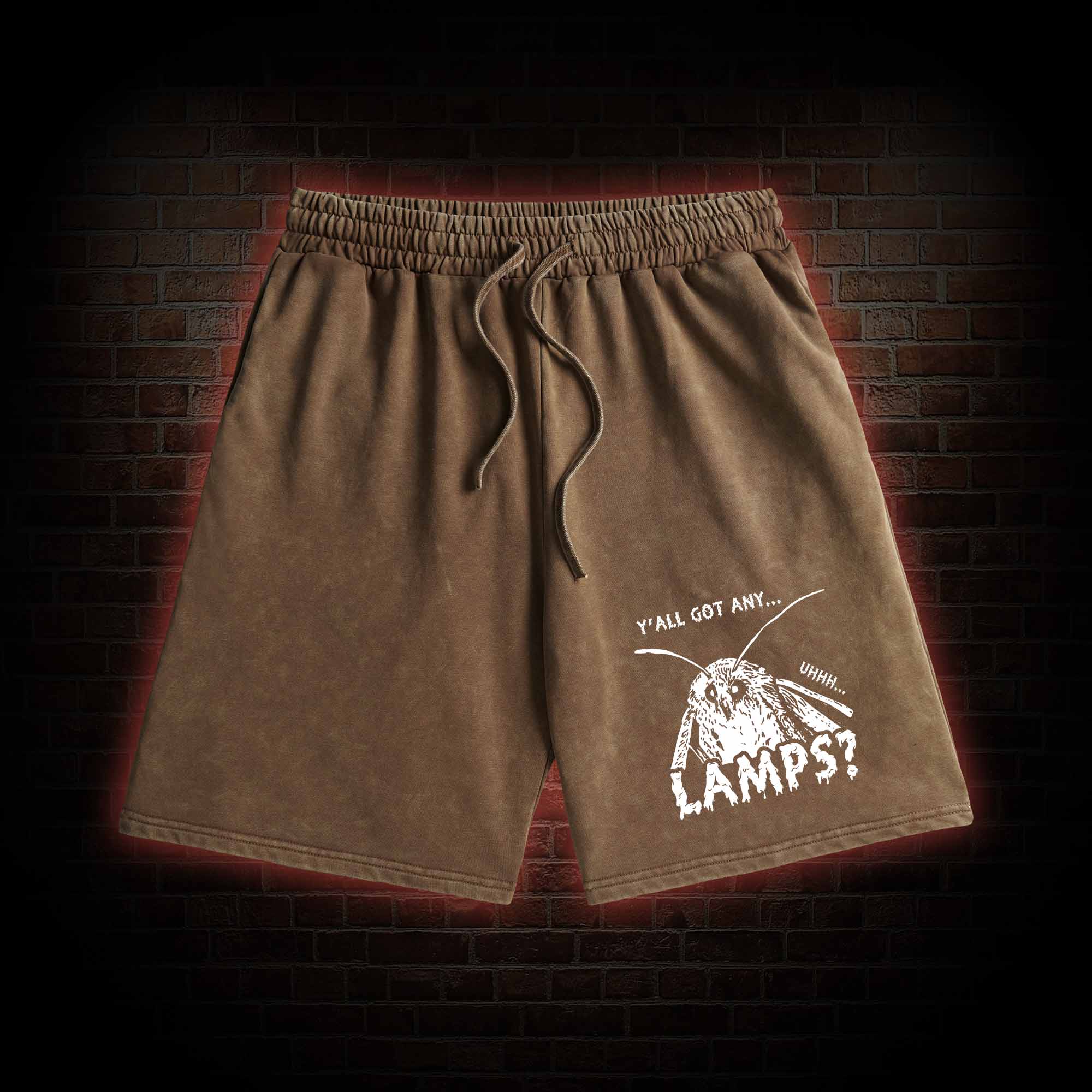 Y'all Got Any Lamps Washed Shorts