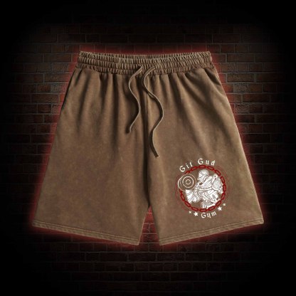 Git Gud Gym Washed Shorts