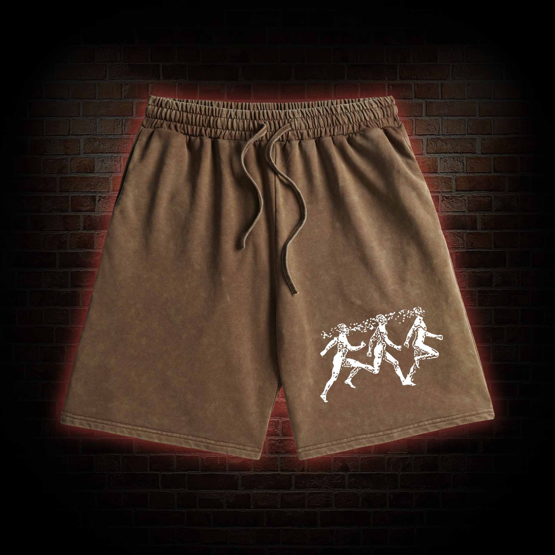 Run Washed Shorts